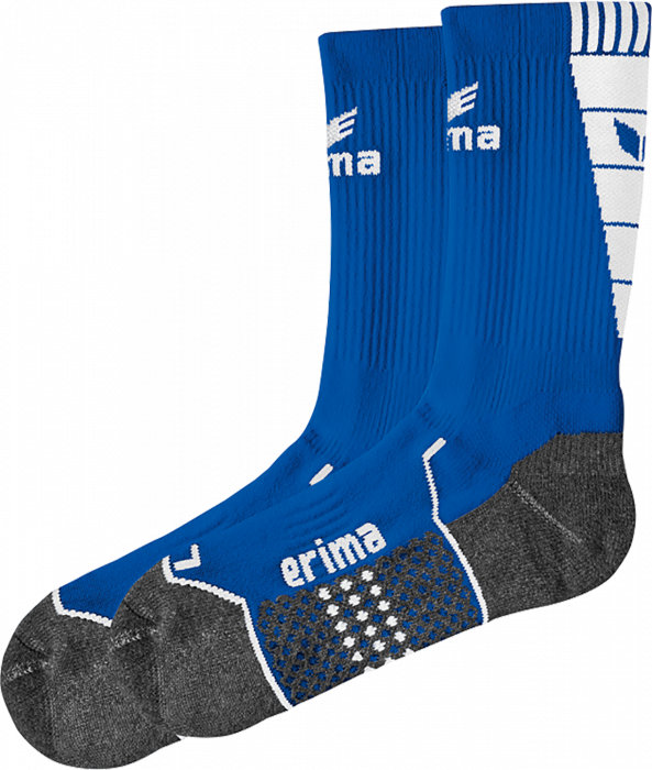 Erima - Training Socks - New Royal & blanco