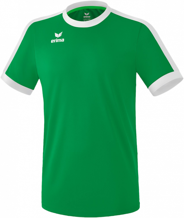 Erima - Retro Star Jersey - Emerald & bianco