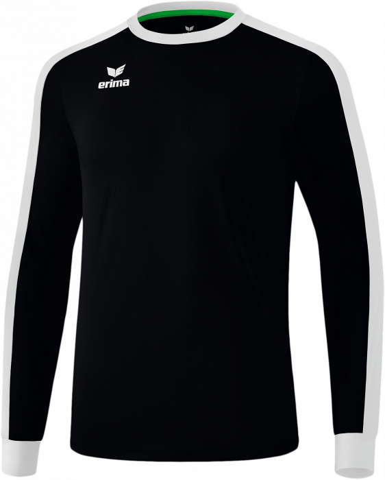 Erima - Retro Star Longsleeve Jersey - Schwarz & weiß