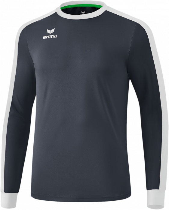 Erima - Retro Star Longsleeve Jersey - Slate Grey & wit