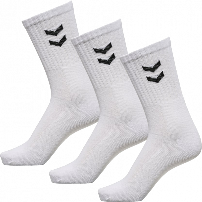 Hummel - Basic 3-Pack Socks - White