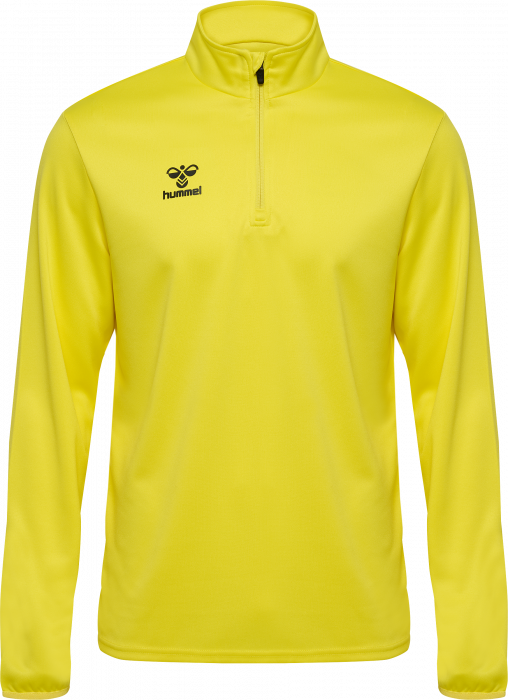 Hummel - Essential Træningstrøje Med Halv Lynlås - Blazing Yellow