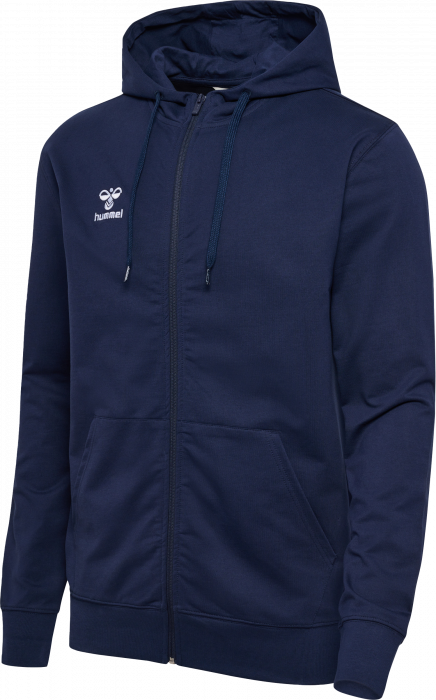 Hummel - Go 2.0 Hoodie W. Zip - Marine