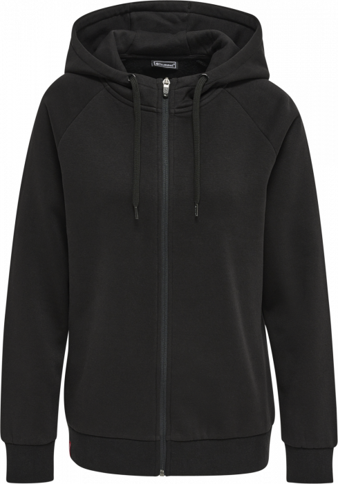 Hummel - Red Heavy Hoodie With Zip Women - Svart