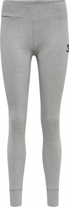 Hummel - Move Grid Bomulds Tights Dame - Grey Melange