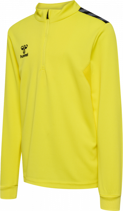 Hummel - Authentic Half Zip Børn - Blazing Yellow