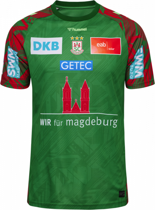 Hummel - Sc Magdeburg 25/26 Home Jersey S/s - Jelly bean