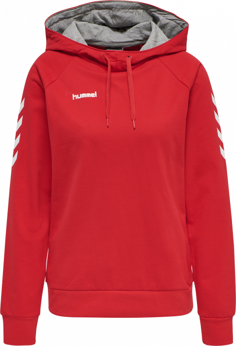 Hummel - Go Cotton Hoodie Dame - True Red