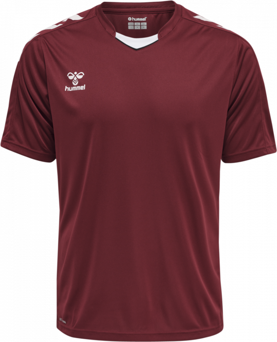 Hummel - Core Xk Spillertrøje Jr - Maroon & hvid