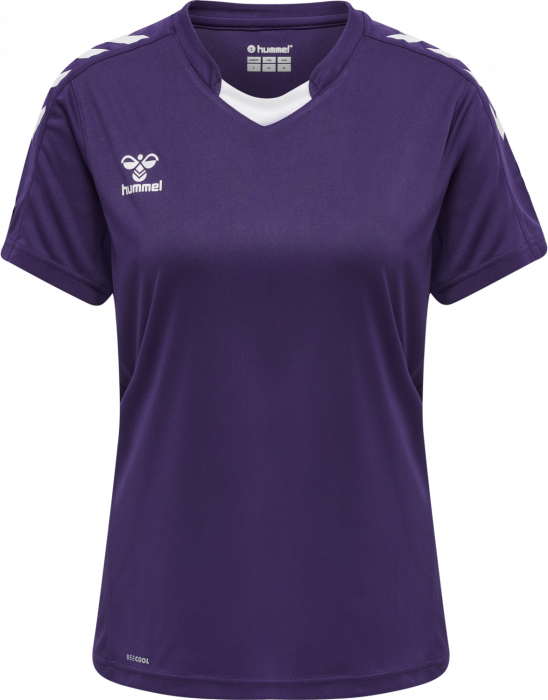 Hummel - Core Xk Poly Jersey Women - Purple Reign & bianco