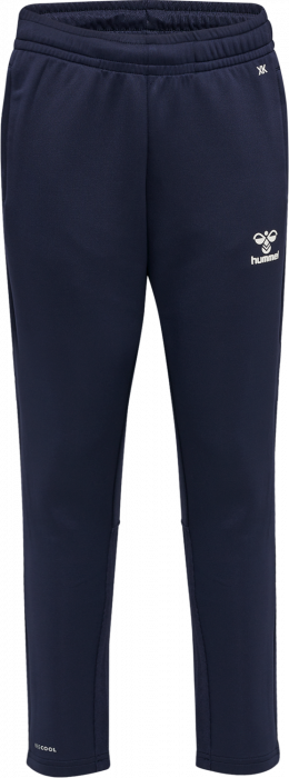 Hummel - Core Xk Poly Training Pants Kids - Marine & biały