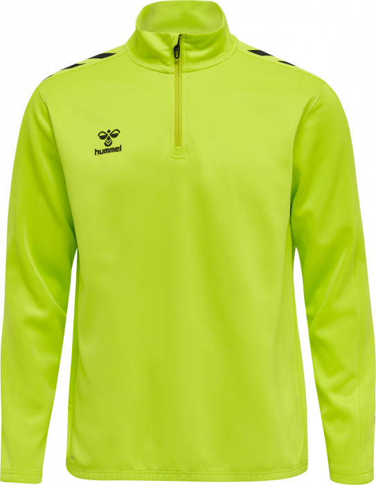 Hummel - Core Xk Half Zip Sweater - Lime & nero