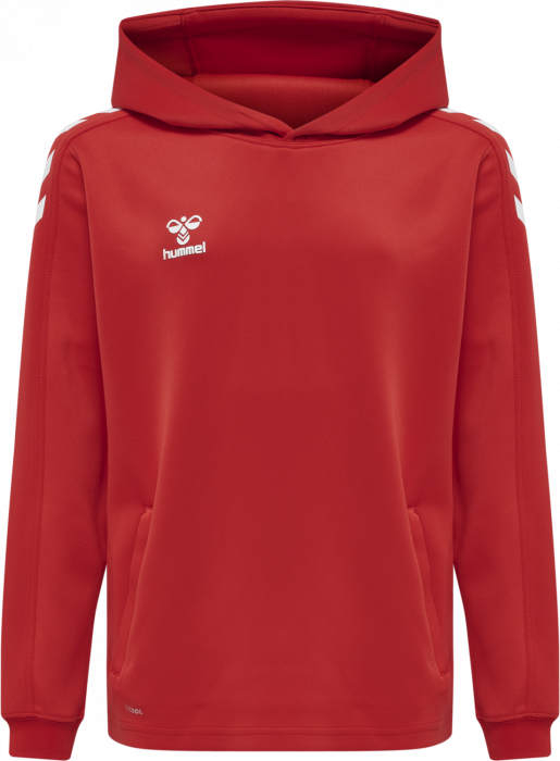 Hummel - Core Xk Hoodie Kids - True Red & vit