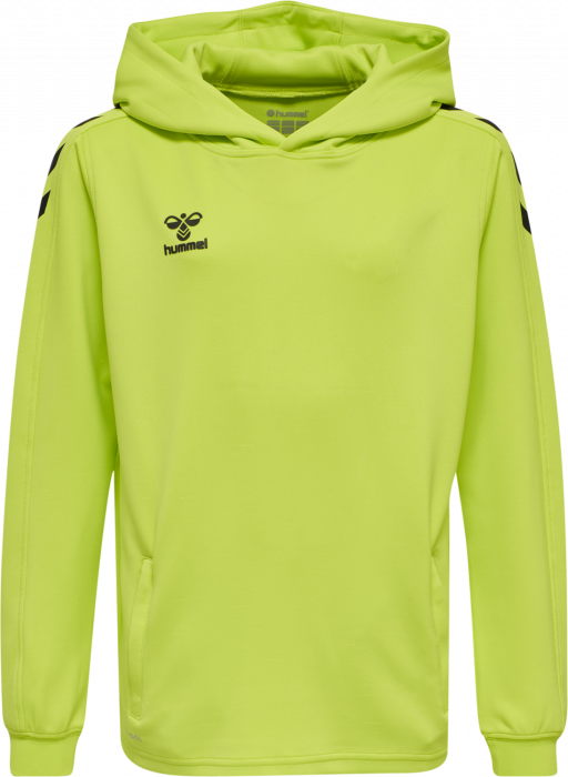 Hummel - Core Xk Hoodie Kids - Lime & zwart