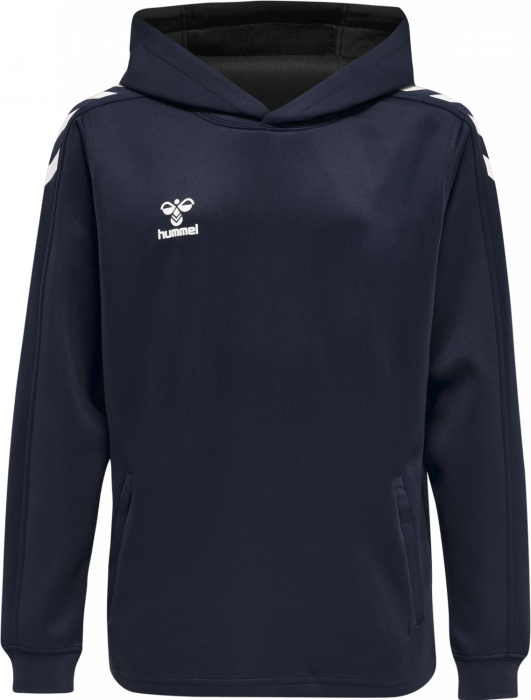 Hummel - Core Xk Hoodie Kids - Marine & white