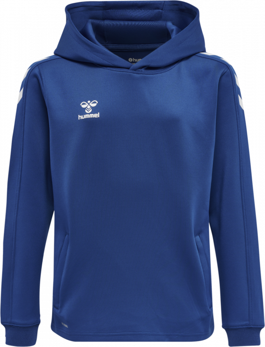 Hummel - Core Xk Hoodie Kids - True Blue & bianco