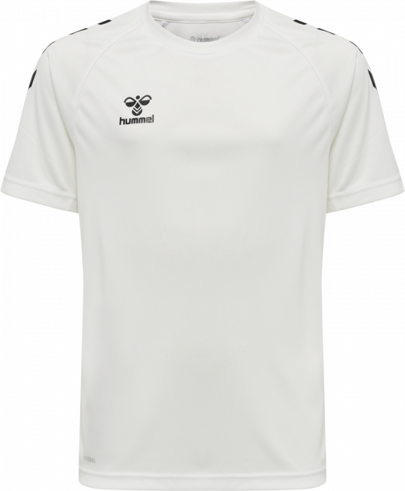 Hummel - Core Xk Poly T-Shirt Jr - White & black