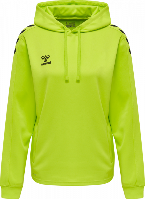 Hummel - Core Xk Poly Hættetrøje Dame - Lime & sort