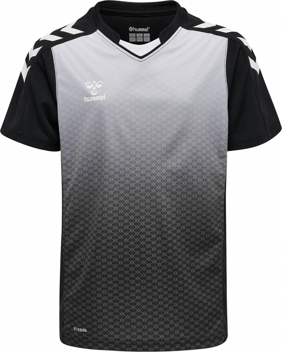 Hummel - Core Xk Sublimaiton Jersey Jr - Zwart & wit