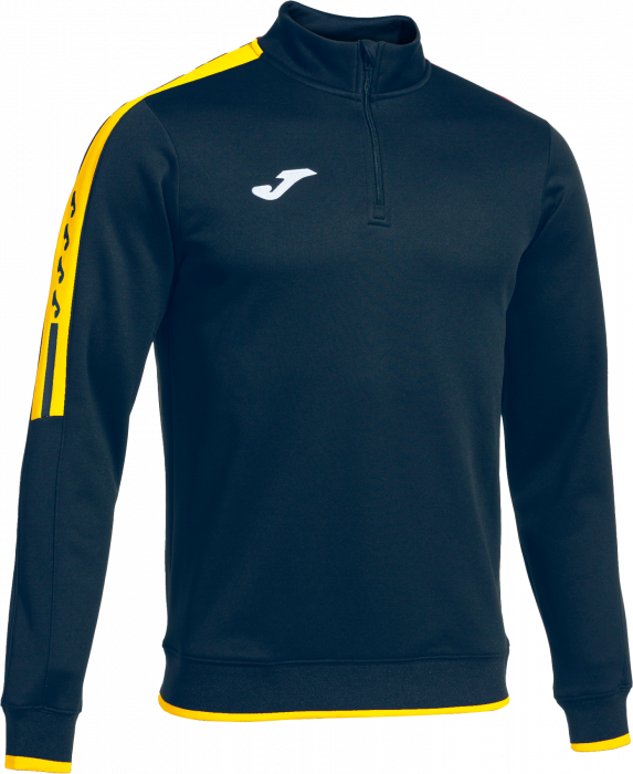 Joma - Olimpiada Half Zip Top - Bleu marine & jaune