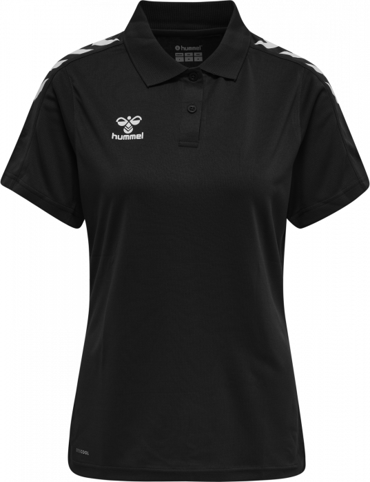 Hummel - Core Xk Polo Women - Preto & branco