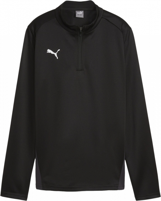 Puma - Team Goal Training Top With Half Zip Women - Schwarz