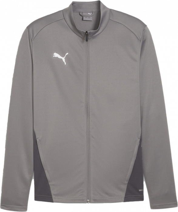 Puma - Teamgoal Training Jacket W. Zip - Cast Iron & branco