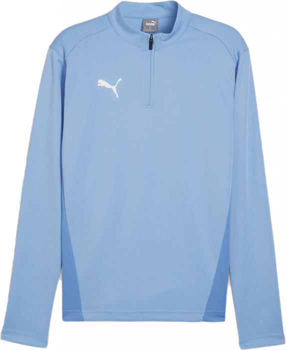 Puma - Teamgoal Training Jacket W. 1/4 Zip - Lichtblauw & wit