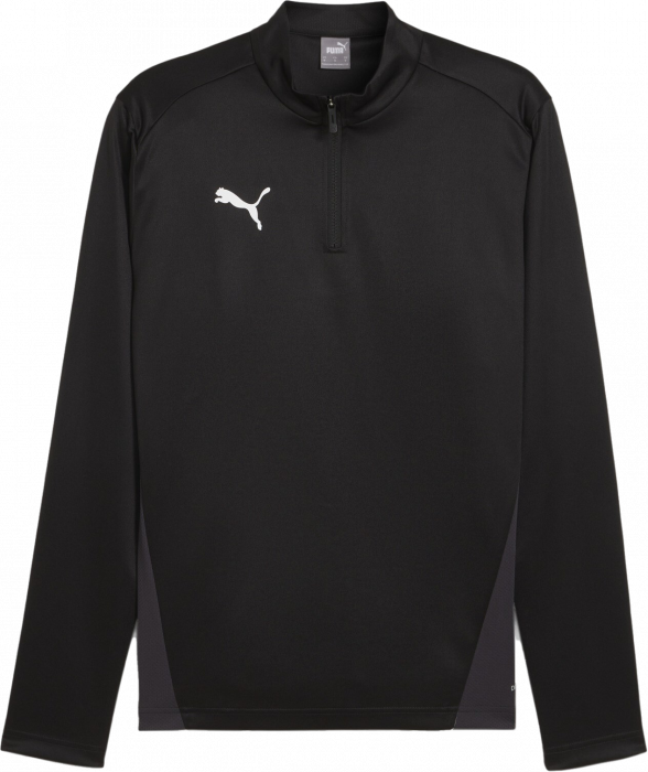 Puma - Team Goal Training Top With Half Zip Jr - Negro