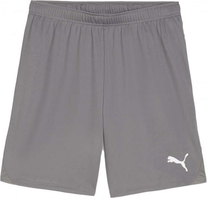 Puma - Teamgoal Shorts Jr - Cast Iron & blanc