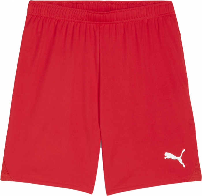 Puma - Teamgoal Shorts Jr - Rosso & bianco