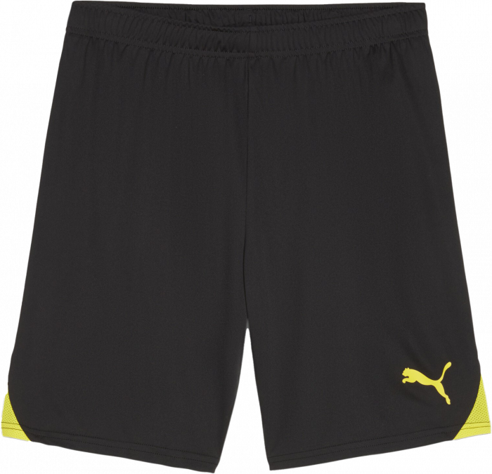 Puma - Teamgoal Shorts Jr - Preto & amarelo