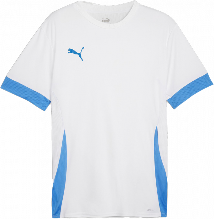 Puma - Teamgoal Matchday Jersey - Wit & blue lemonade