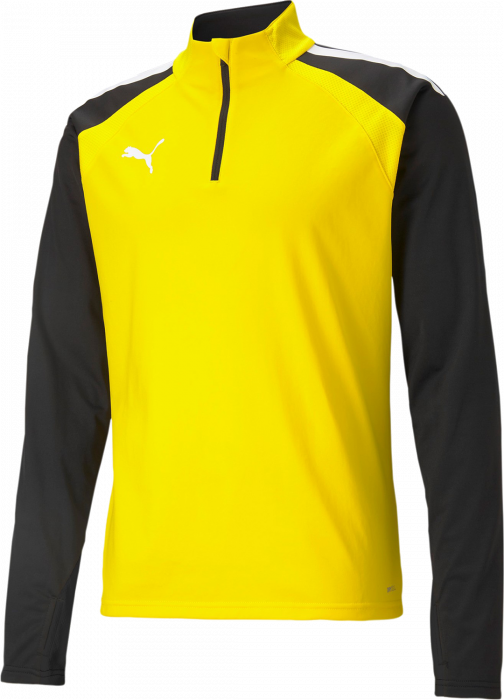 Puma - Teamliga Training 1/4 Zip Top Jr. - Gelb & schwarz