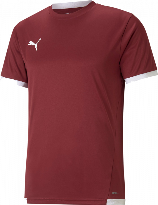 Puma - Teamliga Jersey - bordeaux & blanc